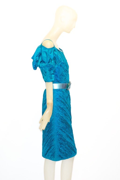 1980s Krizia Micro Pleated Dress
