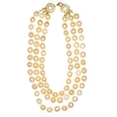 Chanel Triple Strand Necklace