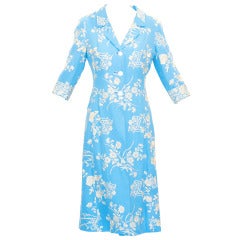 Spring/Summer 1997 China Collection Dolce & Gabbana Wedgwood Blue Embroidered Coat