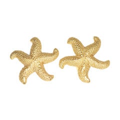 Yves Saint Laurent Starfish Earrings