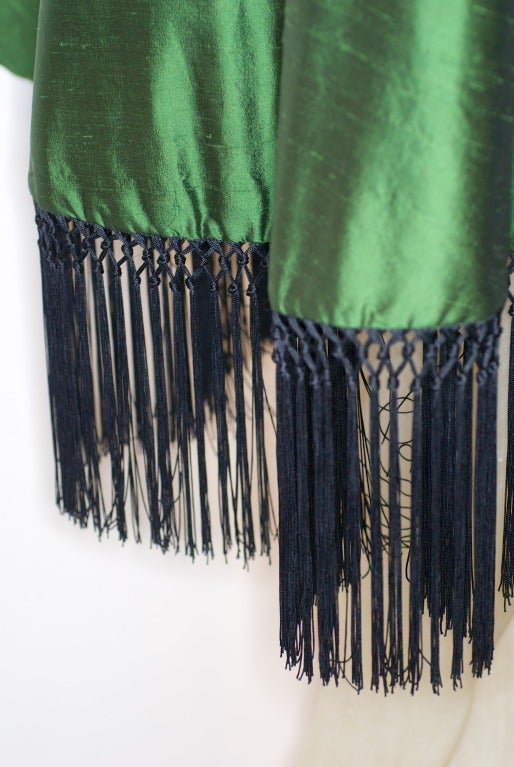 Women's A Rare Romeo Gigli for Callaghan Fringed Coat For Sale