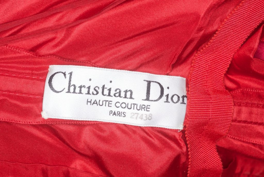 Women's Gianfranco Ferre for Christian Dior Haute Couture cocktail dress