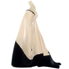 Gianfranco Ferre Pleated Silk Ball Gown