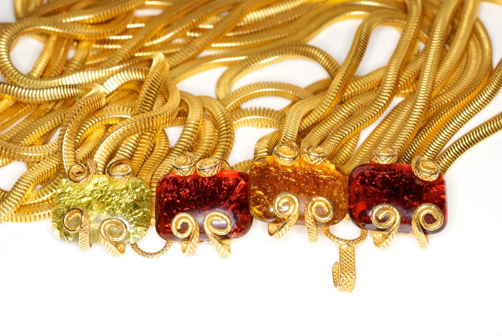 Dominique Aurientis Multi Chain Necklace For Sale 2