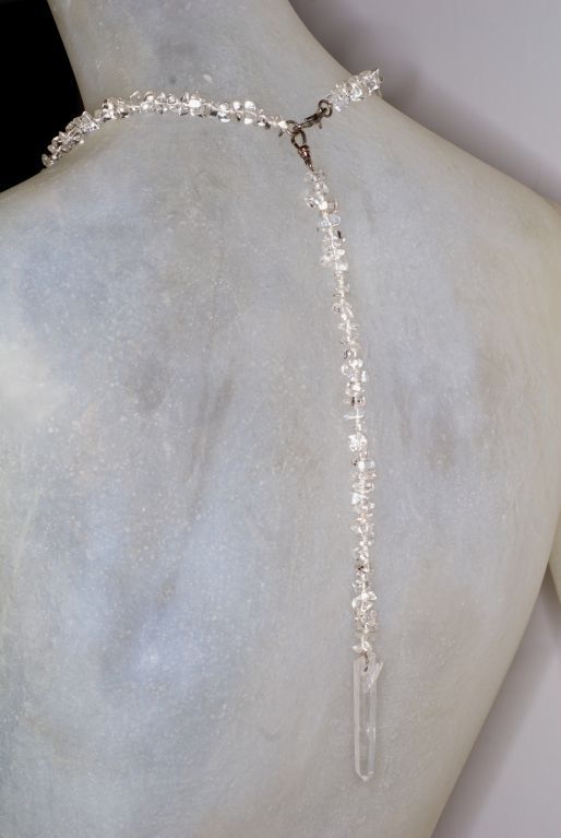 Tina Chow Rock Crystal Meditation Necklace 1
