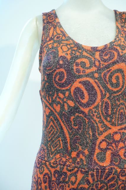 Women's 1970s Pringle of Scotland Lurex Dress For Sale