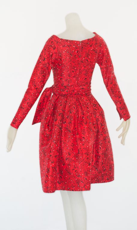 Women's 1980s Givenchy Haute Couture Cocktail Dress For Sale