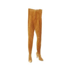 1970s Capobianco Suede Boot Pants