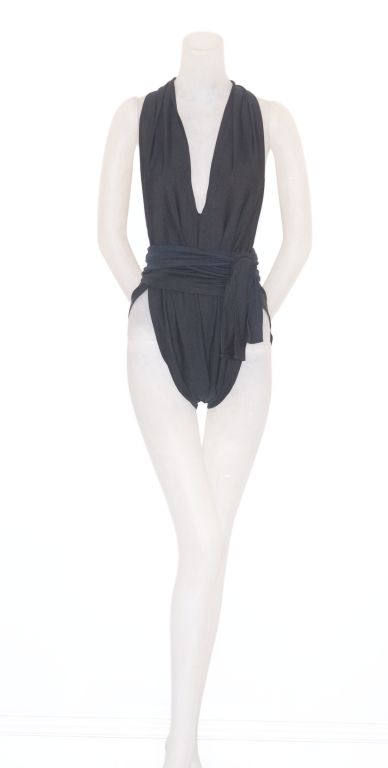 Original 1976 Norma Kamali Diaper Swimsuit For Sale 3