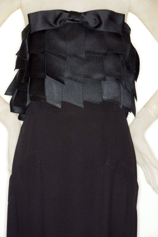 Early 1980s Chanel Ribbon Gown