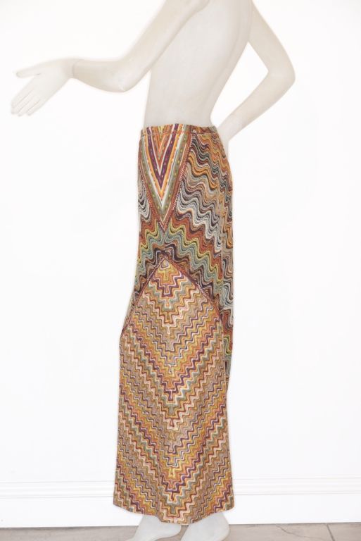 Missoni Long Zig Zag Skirt