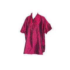 Vintage Romeo Gigli Claret Red Top