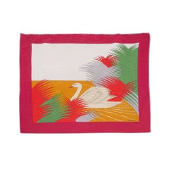 Madame Gres Silk Swan Scarf