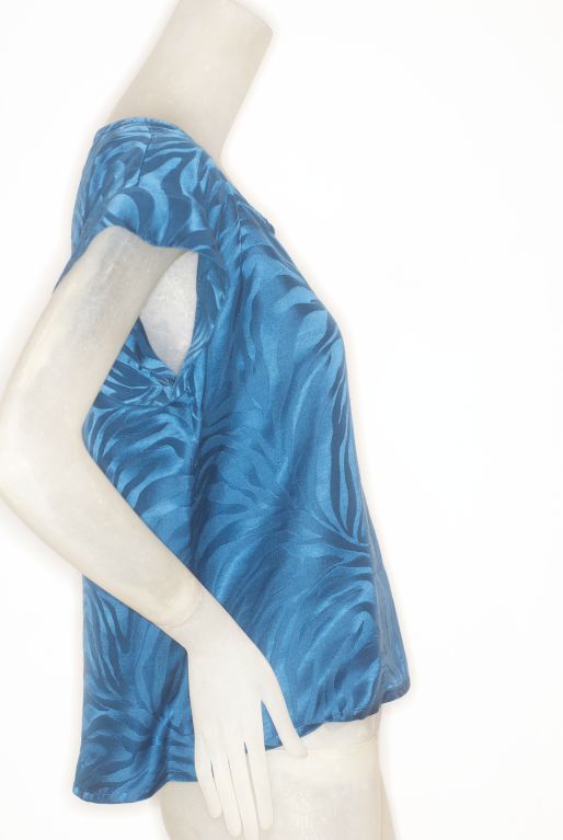 Yves Saint Laurent Kimono Sleeve Blouse