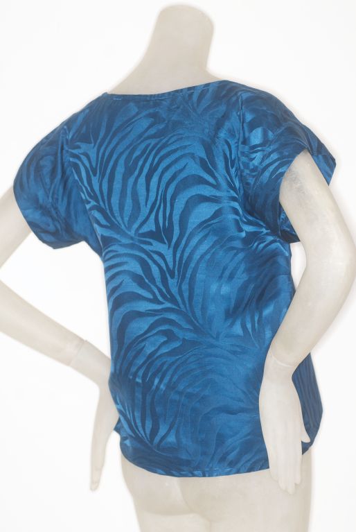 Women's Yves Saint Laurent Kimono Sleeve Blouse For Sale