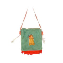 Retro Unusual 1950s Tourist Bag