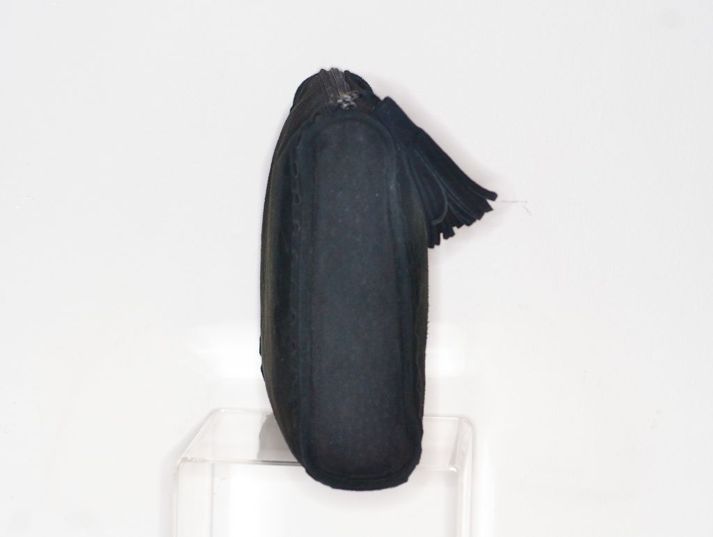 Yves Saint Laurent 'Y" Suede Clutch