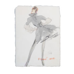 Joe Eula for Gianfranco Ferre Fashion Illustration