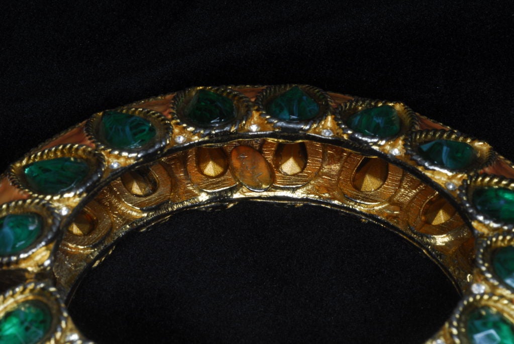 Women's Early Kenneth Jay Lane Mughal-Style Bracelet For Sale
