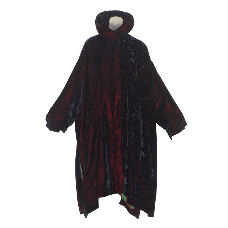 Romeo Gigli Velvet Coat For Sale