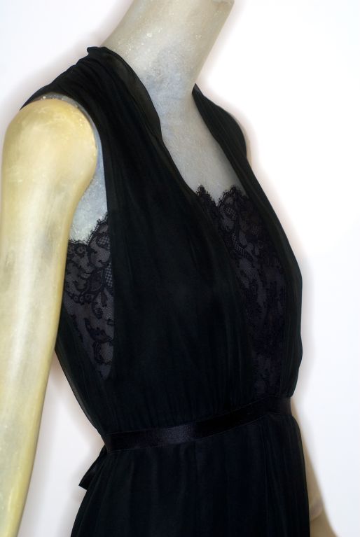 Chanel LBD in Lace and Chiffon 2