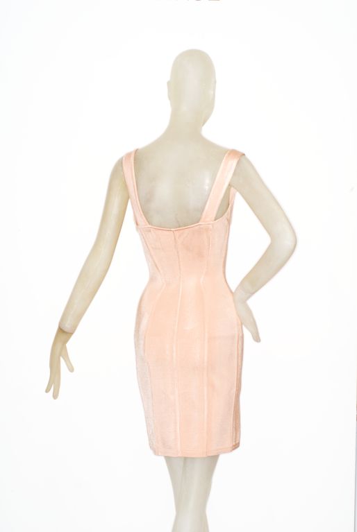 Women's 1980s Alaia Pale Pink Dress