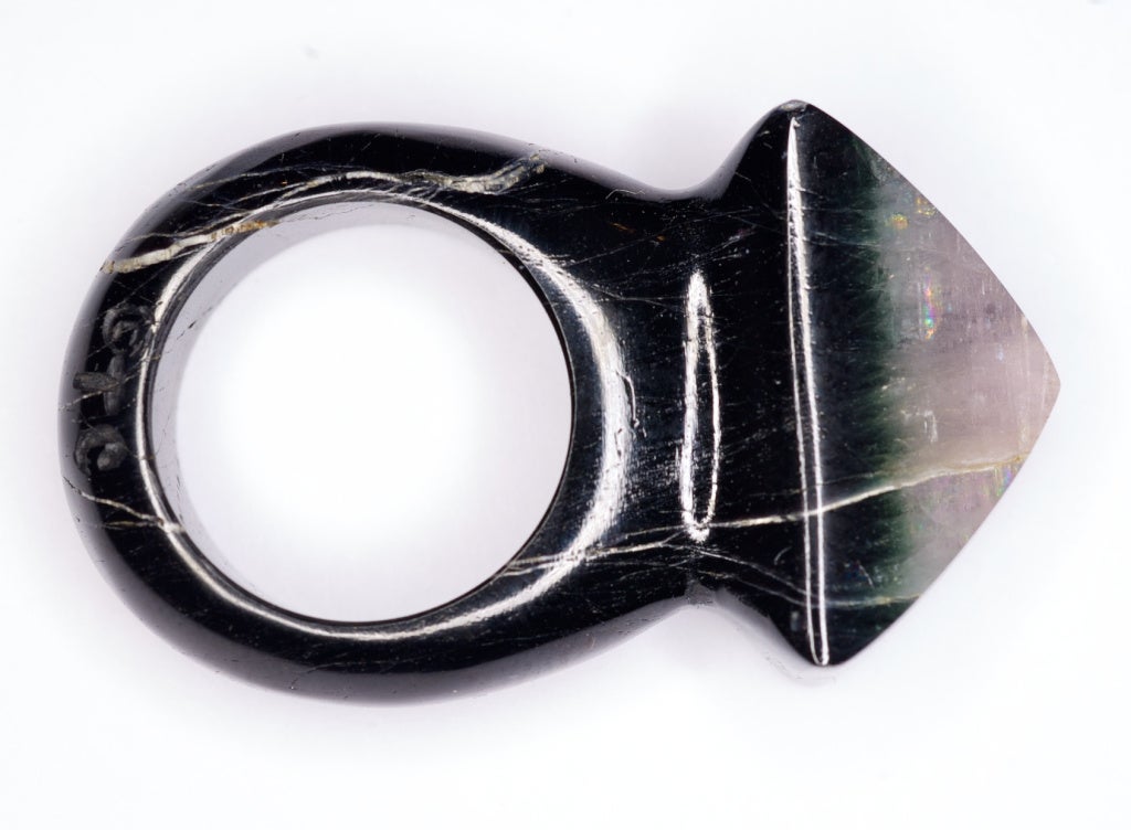 Tina Chow Tourmaline Temple Ring