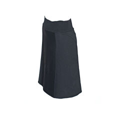 1980s Alaia Knitted Black Skirt