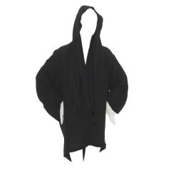 Retro Romeo Gigli Hooded Softly Draped Jacket