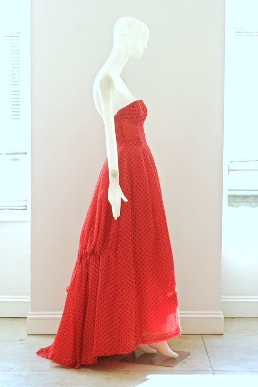 A fine and extraordinary Christian Dior silk organza ball gown form the Spring/Summer 1954 H collection.  <br />
<br />
RARE vintage<br />
STORE HOURS: Monday to Friday 11:30 to 6PM<br />
24 West 57th Street, Fifth Floor<br />
in The New York