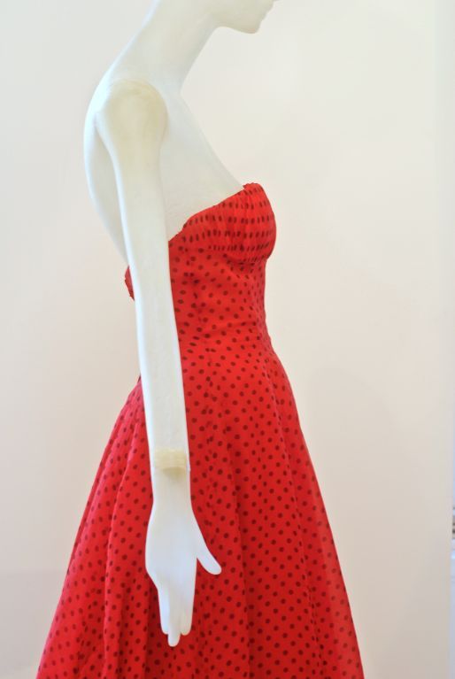 Spring/Summer 1954 Christian Dior Silk Ball Gown 1
