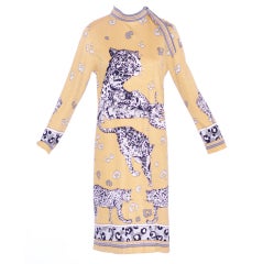 1970s Leopard Print Dress
