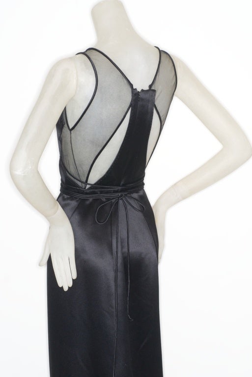 Ralph Rucci Gown with Cut Outs For Sale at 1stDibs