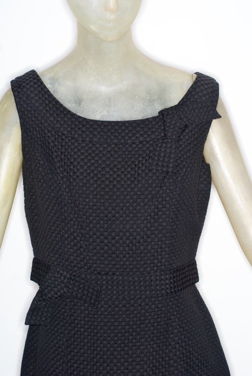 1960s Pierre Balmain Little Black Dress For Sale at 1stDibs