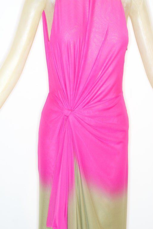 Women's 1990s Gianni Versace Couture Backless Gown For Sale