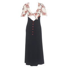 Vintage 1968 Ossie Clark Celia Birtwell Mystic Daisy Dress