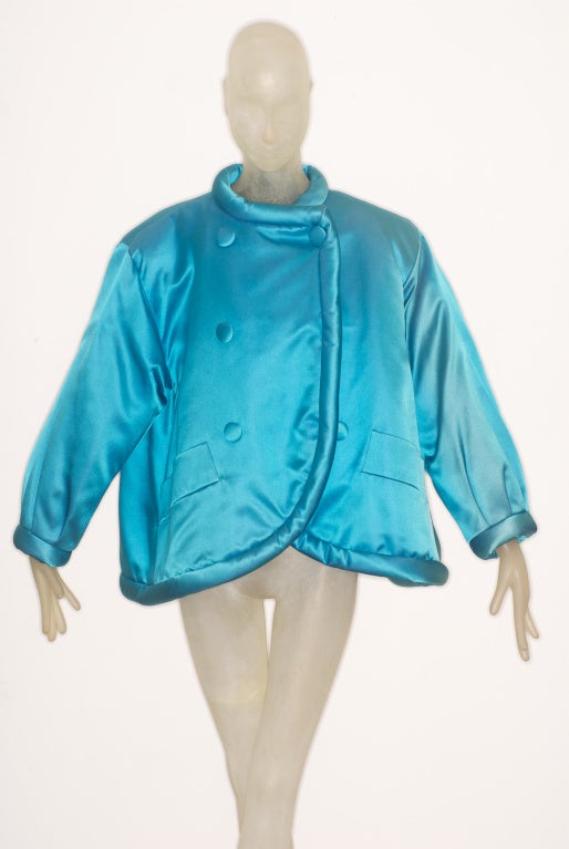 Yves Saint Laurent rive gauche Turquoise Jacket