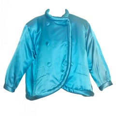 Yves Saint Laurent rive gauche Turquoise Jacket