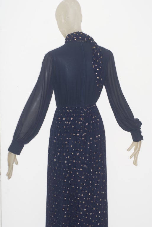 1970s Valentino Haute Couture 'Stars' Dress 1