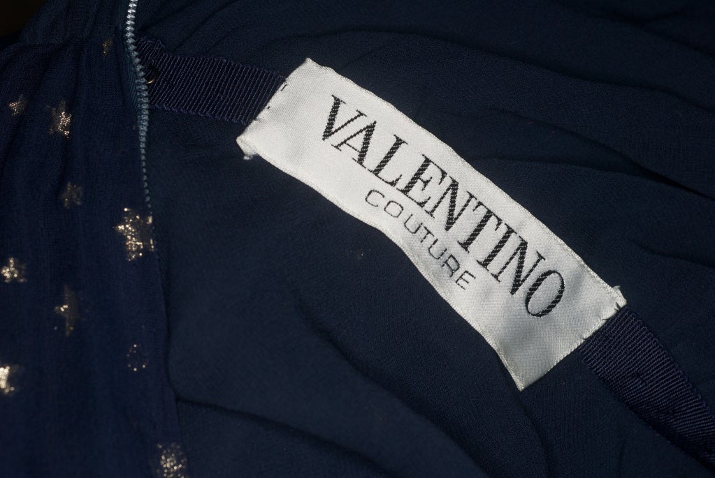 1970s Valentino Haute Couture 'Stars' Dress 4