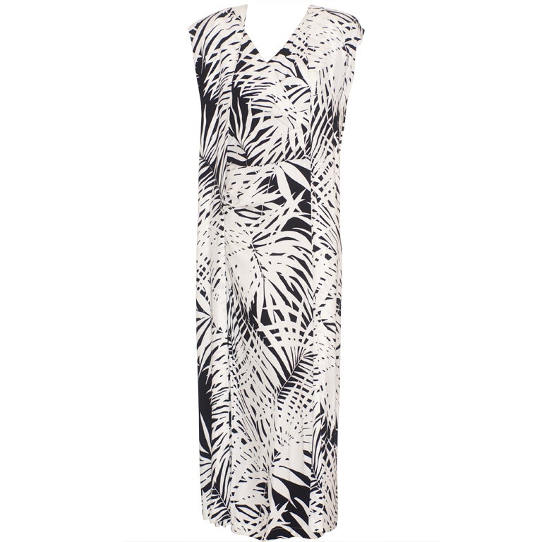 Yves Saint Laurent rive gauche Gown with Long Sleeveless Cape For Sale