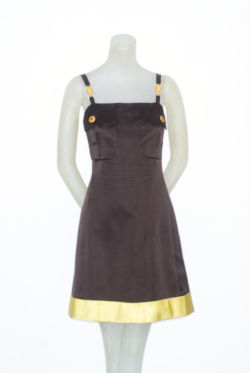 Gianni Versace Couture Gilt Medusa Dress and Coat