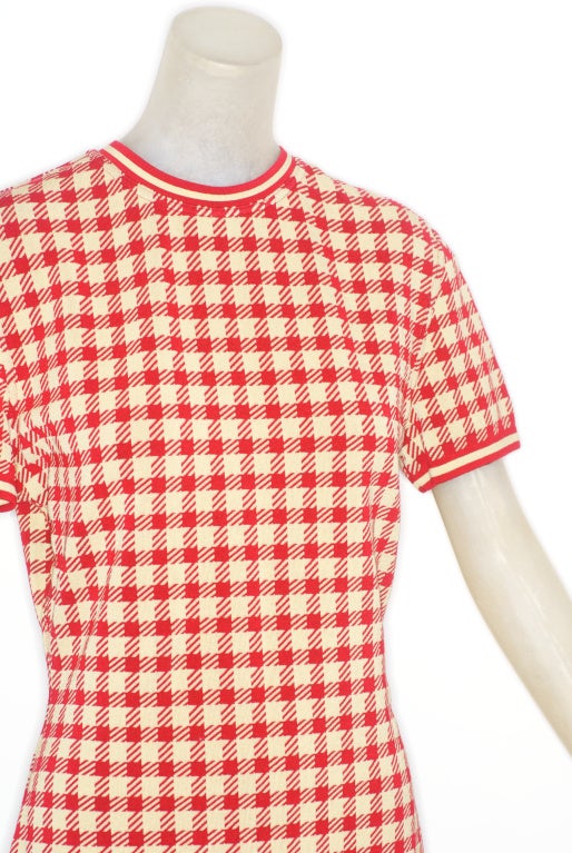 Women's Alaia Red Gingham 