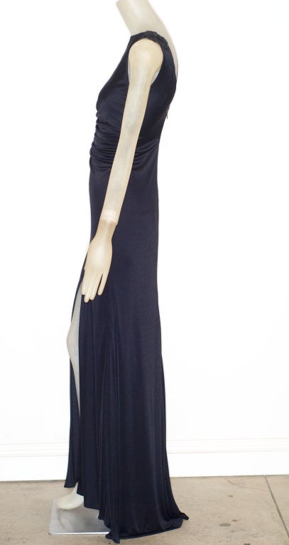 Gianni Versace Couture Gown with Beaded Detail For Sale 1