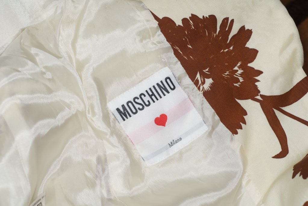 Moschino Famous 1988 Ad Campaign Upside Down Jacket For Sale 2