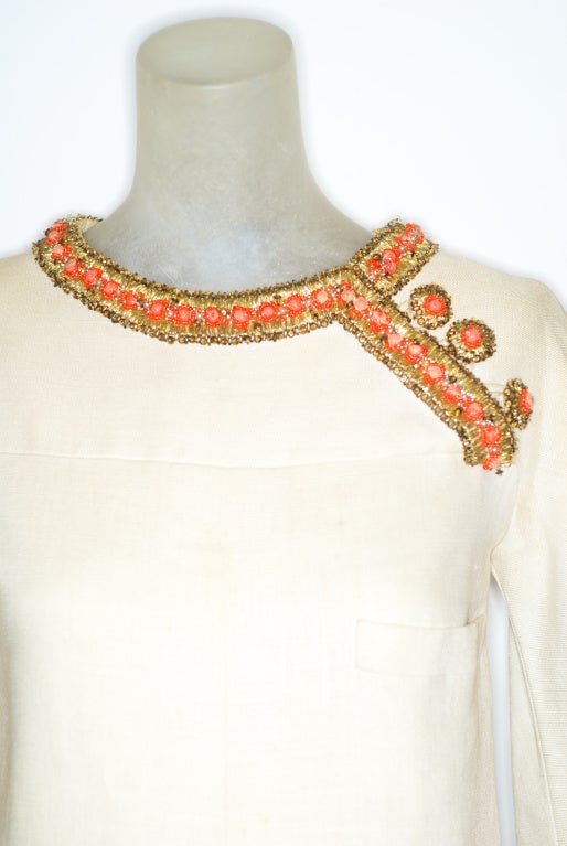Außergewöhnliches und seltenes Valentino Haute Couture-Kleid aus dem Frühjahr 1967 Damen