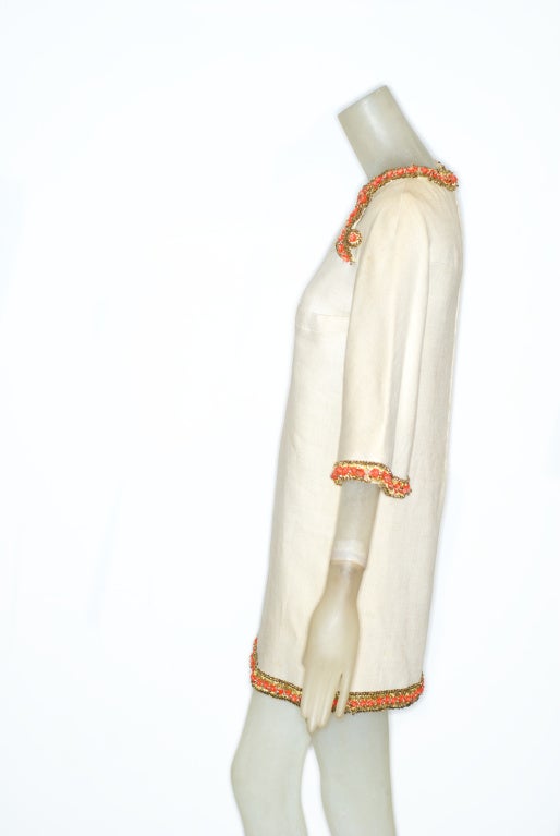 Außergewöhnliches und seltenes Valentino Haute Couture-Kleid aus dem Frühjahr 1967 2