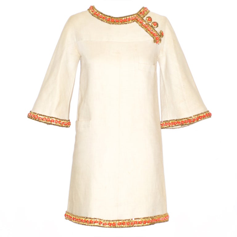 Außergewöhnliches und seltenes Valentino Haute Couture-Kleid aus dem Frühjahr 1967