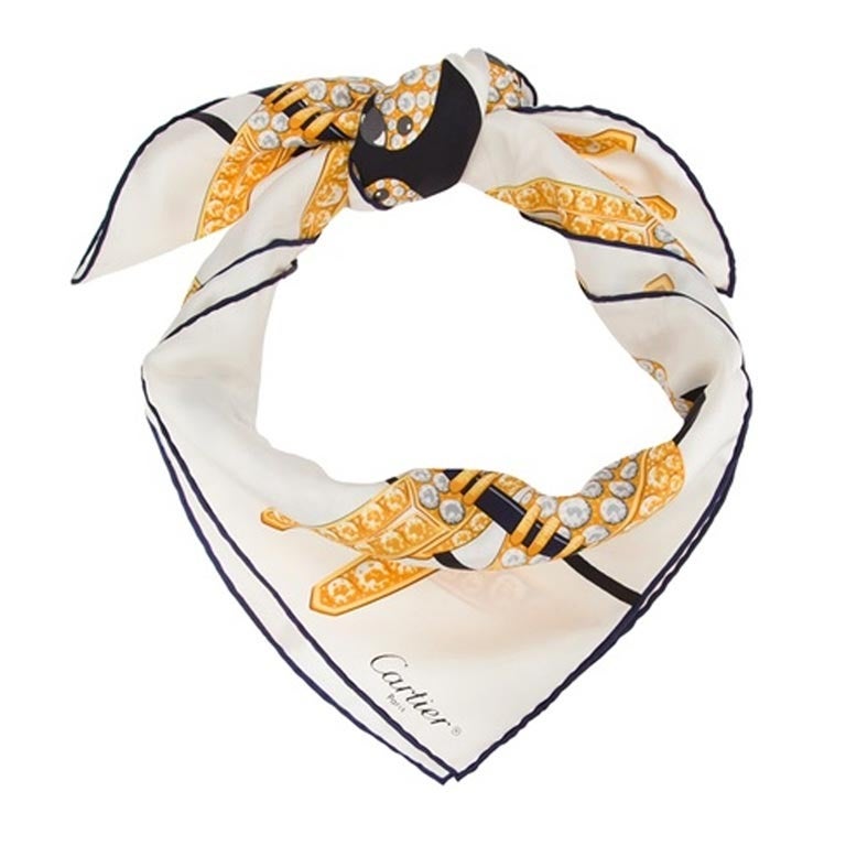 cartier scarf silk