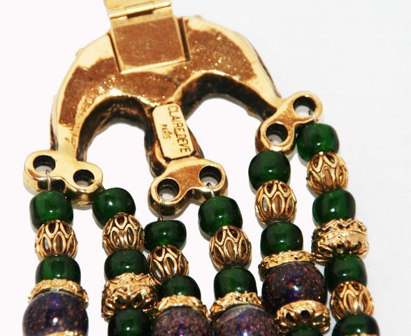 Exceptional French Couture Claire Deve Necklace 1980 1